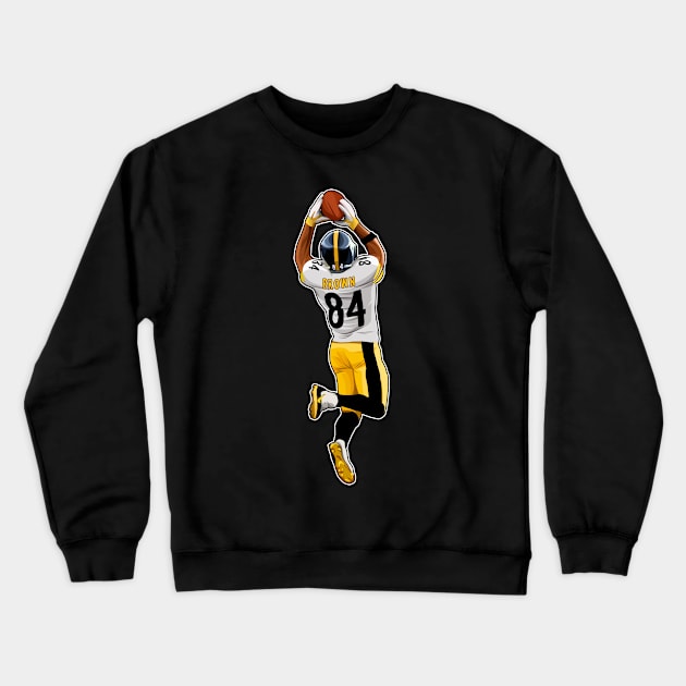 AB #84 Catch The Ball Crewneck Sweatshirt by GuardWall17